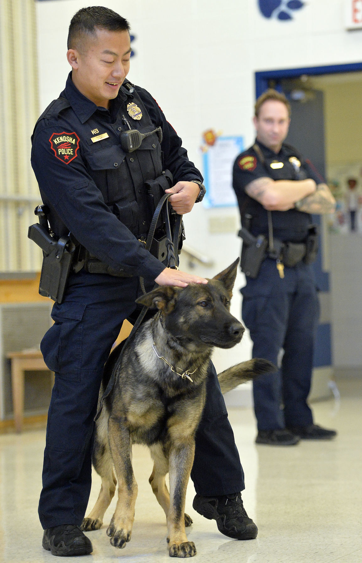 KPD K9S AT HARVEY SCHOOL